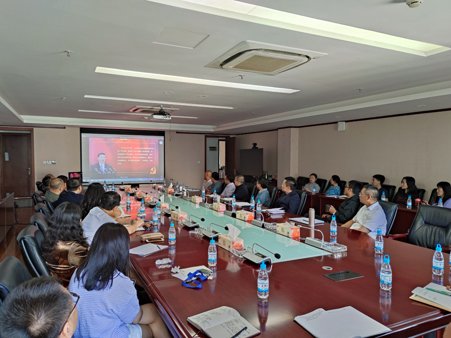 公司組織觀看集團(tuán)“安全生產(chǎn)月”活動(dòng)啟動(dòng)儀式視頻