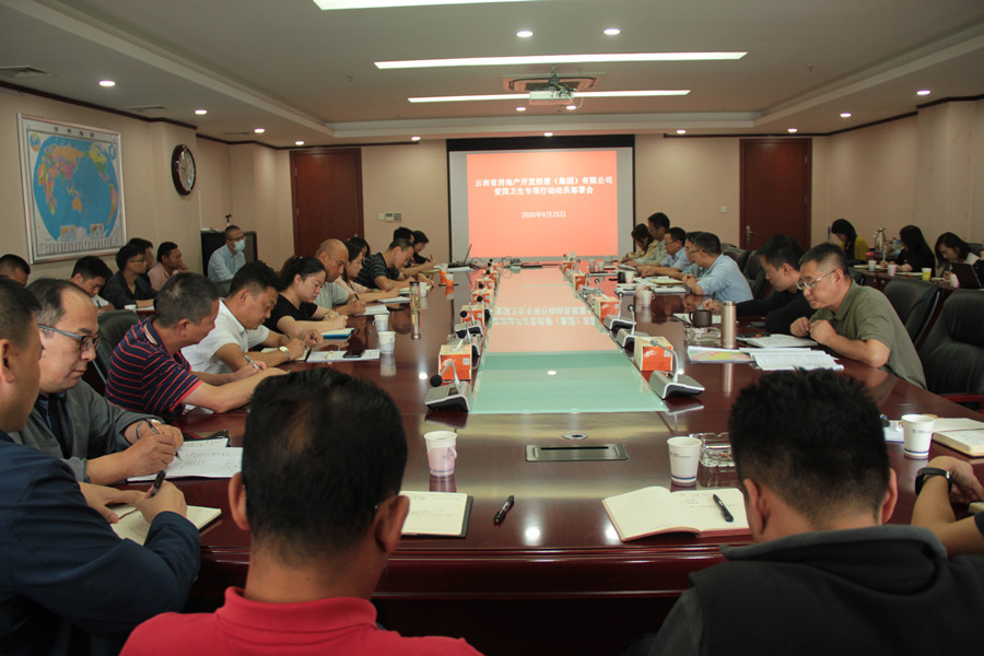 公司召開愛國衛(wèi)生專項行動動員布置會