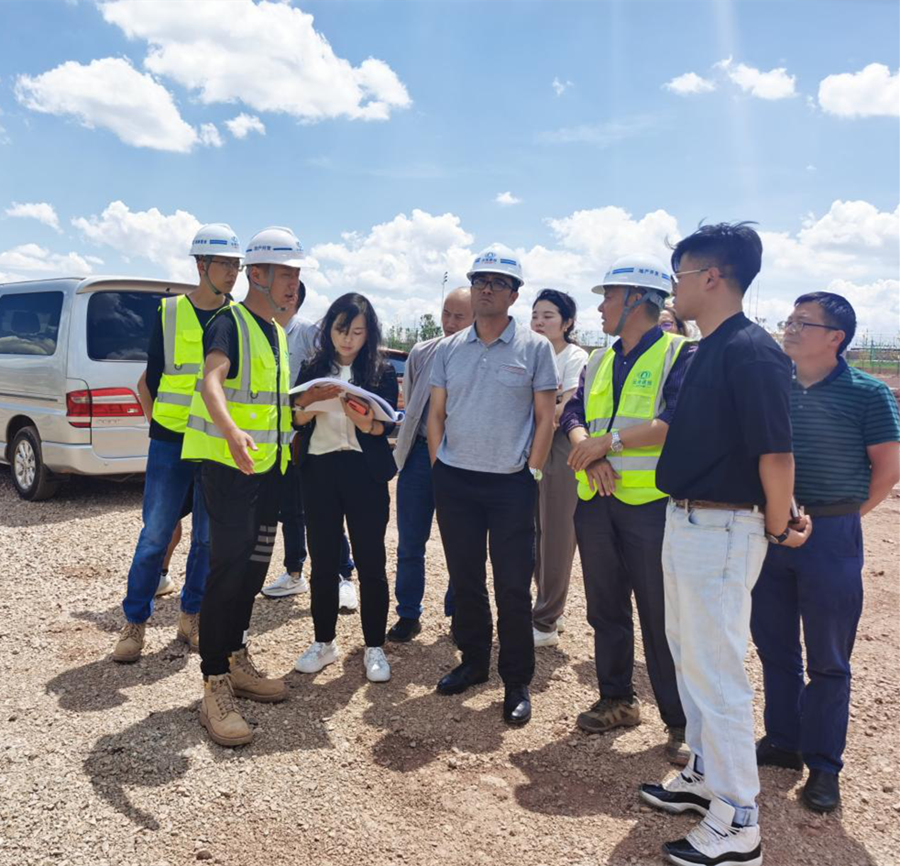 楊劍波到通泰公司安寧財大項目調(diào)研并作黨史學習教育專題宣講