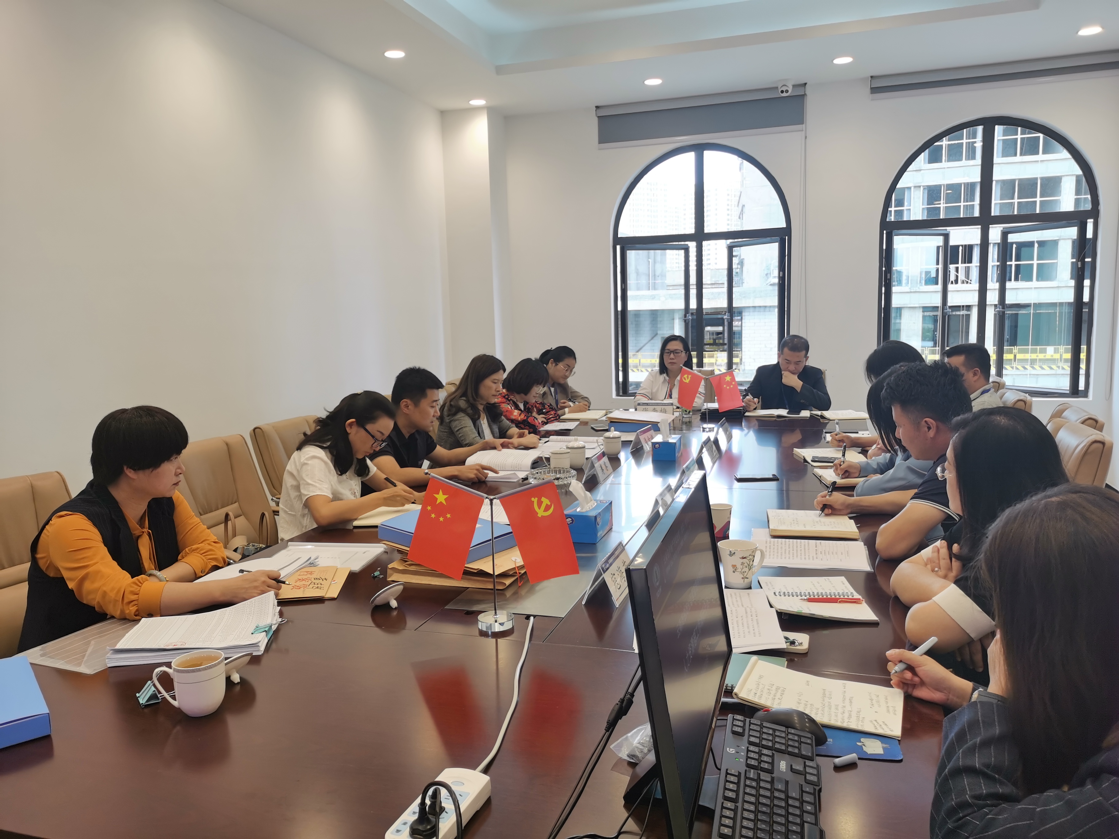 溥睿到商銳公司檢查指導(dǎo)