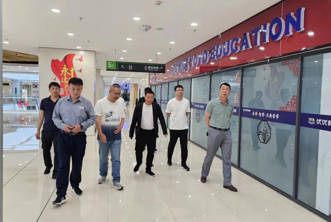 集團安全保衛(wèi)部到通泰公司生活廣場開展節(jié)前消防安全大檢查