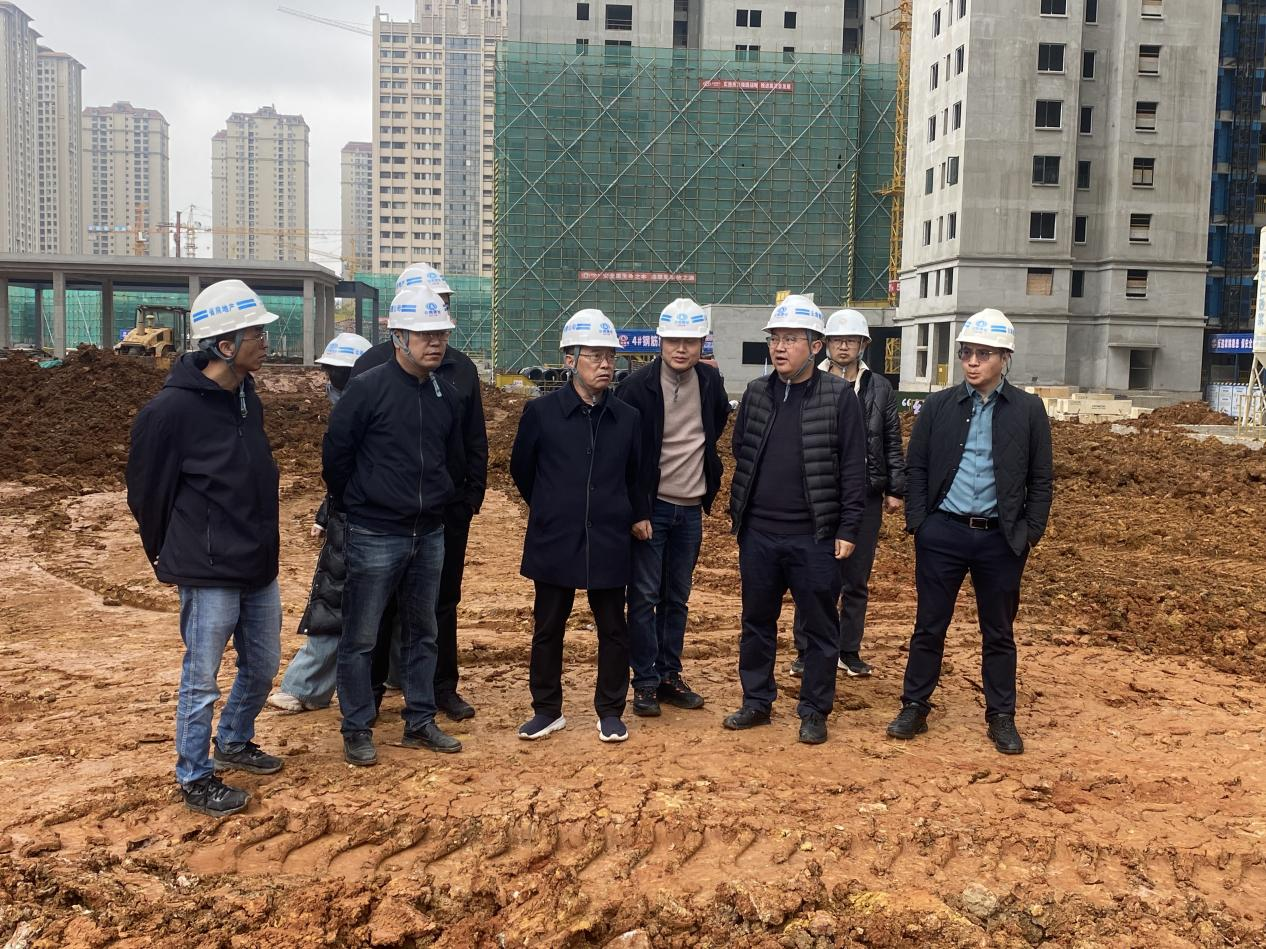 魏成凡到公司在建項目檢查指導(dǎo)